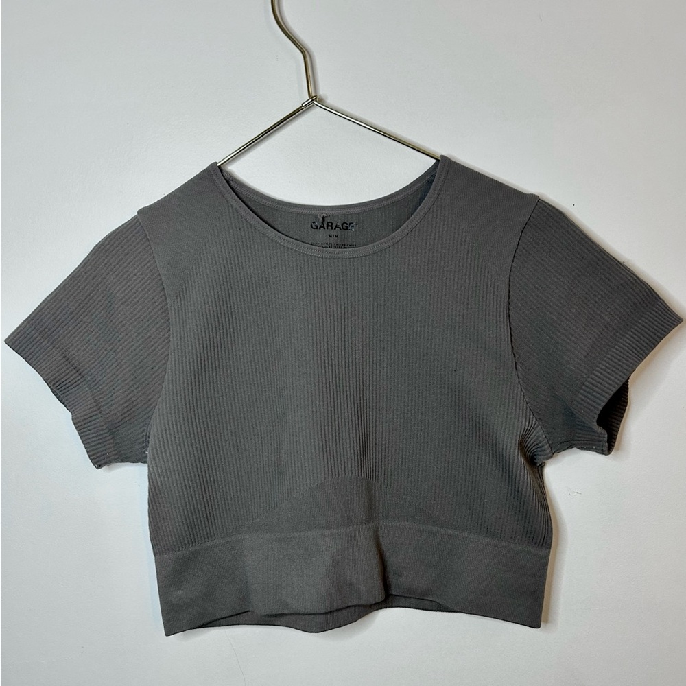 Gray garage shirt size small